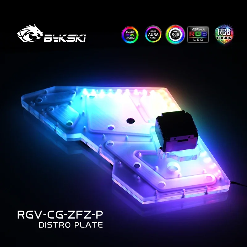 BYKSKI RGV-CG-ZFZ-P Acrylic Bo - đánh giá và giá Distro Plate Ddc Pump Combo