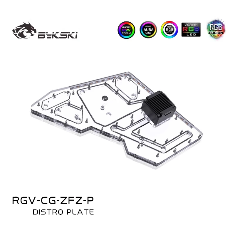 BYKSKI RGV-CG-ZFZ-P Acrylic Bo - đánh giá và giá Distro Plate Ddc Pump Combo